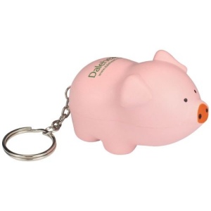 Porte-clés cochon anti-stress *