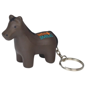 Porte-clés cheval anti-stress