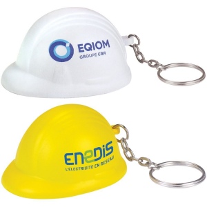 Porte-clés casque de sécurité anti-stress