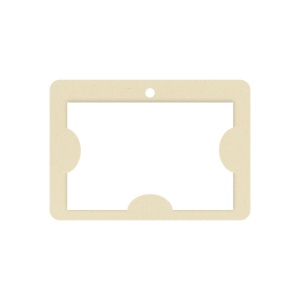Porte badge bagasse a7 (+Copie laser CL21)