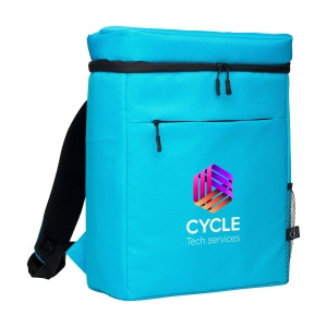 Sac à dos/sac isotherme en polyester RPET 600D tissé et recyclé, avec un compartiment isotherme spacieux et une doublure isolante en PEVA