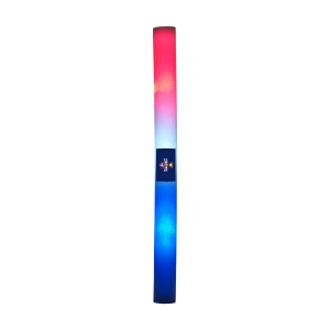 Bâton en mousse à LED avec lumière rouge-blanc-bleu