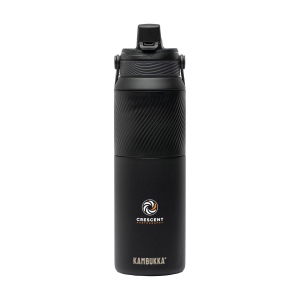 Bouteille isotherme en acier inoxydable 18/8 dotée d'un revêtement protecteur en poudre