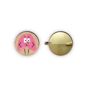 Badge Tourond broche taille M imprimé sans carte