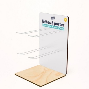 Présentoir à 4 broches