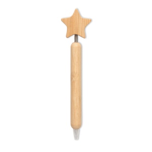 Stylo à bille étoile en bambou - STARPEN