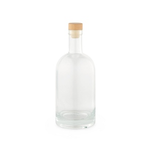 Bouteille Piave en verre 800 ml. Bouchon en bois