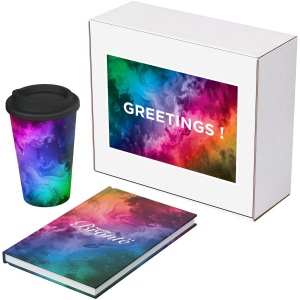 Coffret cadeau Keswick – Carnet Novella Brontë et gobelet Americano