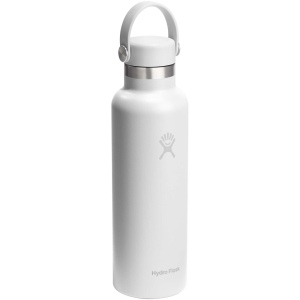 Gourde Hydro Flask à goulot standard, 621 ml, en acier inoxydable isotherme