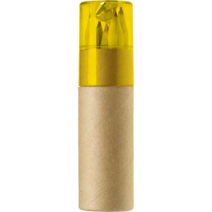Set de crayons de couleur Libbie - Carton recyclé - 6 pièces