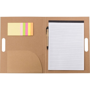 Pochette de notes adhésives Charlie - Carton recyclé - A4