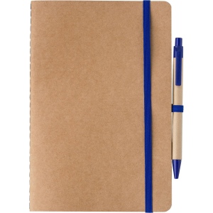 Carnet Theodore - Carton recyclé - A5 - Uni - Avec stylo