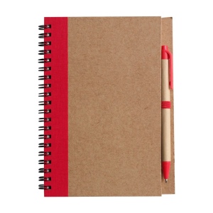 Carnet Stella - Carton recyclé - Ligné - Avec stylo bille