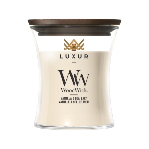 WoodWick Vanilla & Sea Salt Mini Candle bougie parfumée