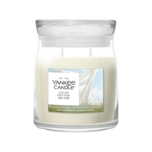 Yankee Candle Clean Cotton Medium Jar bougie parfumée