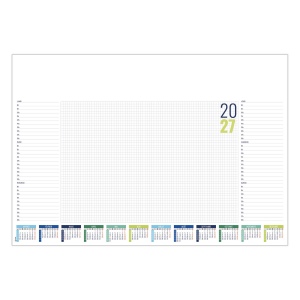 SOUS-MAIN ECOLIER 2027 - SM 60 600 X 420 MM - 40 FEUILLETS - MARQUAGE QUADRI