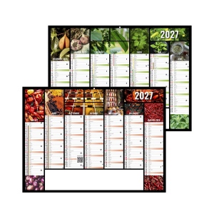 CAMELEON 2027 - MIDI 430 X 335 MM - LEGER - SANS VERNIS SÉLECTIF - 1 TROU EN TETE - MARQUAGE QUADRI R/V DIFFÉRENTS - SANS PHOTOS PERSONNALISÉES