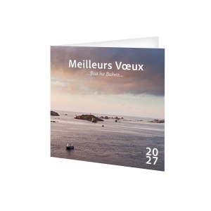 CARTE DE VOEUX BREIZH 2027 - MARQUAGE QUADRI