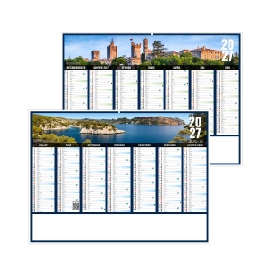LIBERTE PACA 2027 - MICRO 210 X 155 MM - LEGER - SANS TROU - MARQUAGE QUADRI R/V IDENTIQUES