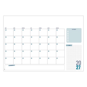 SOUS-MAIN TO DO LIST 2027 - SM 60 600 X 420 MM - 40 FEUILLETS - MARQUAGE QUADRI