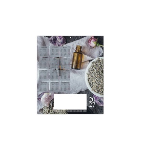 ESTAMPE MARIE 2027 - LONG 215 X 600 MM - MARQUAGE QUADRI