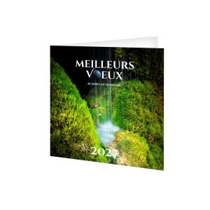 CARTE DE VOEUX SOURCES 2027 - MARQUAGE QUADRI
