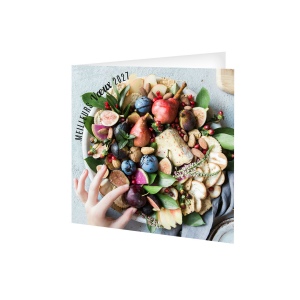 CARTE DE VOEUX COOKING 2027 - MARQUAGE QUADRI