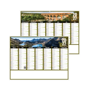 LIBERTE OCCITANIE 2027 - MICRO 210 X 155 MM - LEGER - SANS TROU - MARQUAGE QUADRI R/V IDENTIQUES