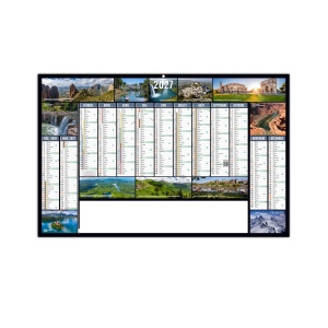 CONTINENTAL 2027 - MAXI 650 X 405 MM - CC REMBORDE - AVEC VERNIS SELECTIF - 2 OEILLETS CORDON - MARQUAGE QUADRI PHOTOS PERSONNALISEES