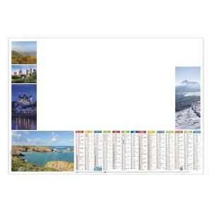 SOUS-MAIN JULIETTE 2027 - SM 60 600 X 420 MM - 25 FEUILLETS - MARQUAGE QUADRI