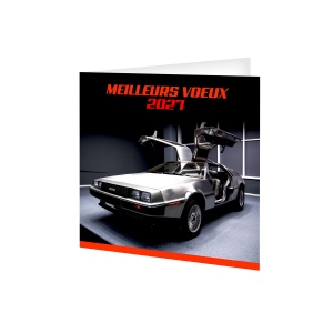 CARTE DE VOEUX VOITURE 2027 - MARQUAGE QUADRI