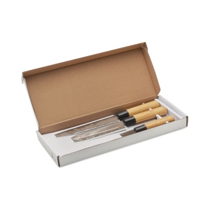 TAKI - Set 3 couteaux style japonais