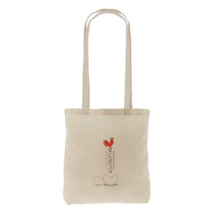 Sac tote bag ecru (+Quadrilaser fond clair QL1)