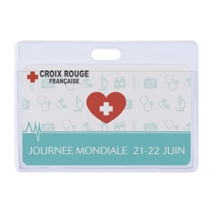 Corps de badge horizontal (+Copie laser CL11)