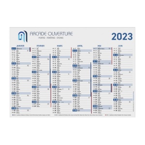 Calendrier carton souple (+Copie laser CL91)