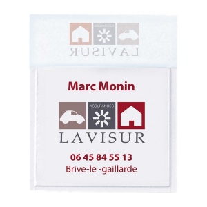 Porte-vignette pvc standard (+Sérigraphie GOA1)