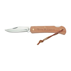 Couteau bois avec cran d'arret (+Gravure laser LA21)