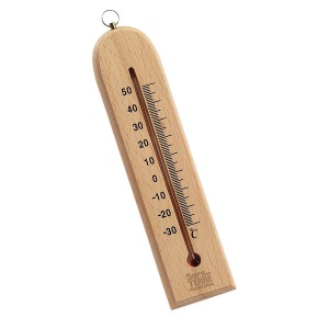 Thermometre bois (+Gravure laser LA21)