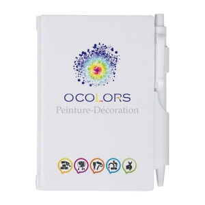 Carnet a7 f.adhesif avec stylo (+Quadri numérique QV11)