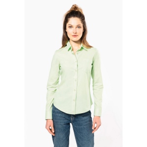 Chemise popeline polycoton entretien facile femme