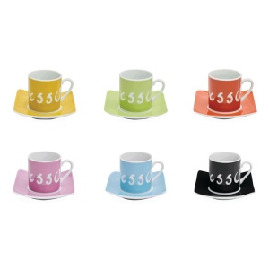 Set de tasses expresso LA DOLCE VITA
