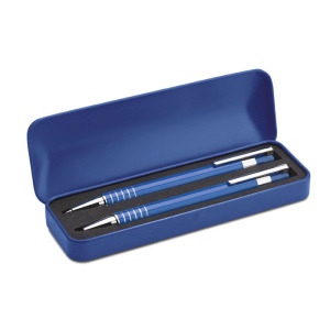 ALUCOLOR - Set stylo bille étui métal