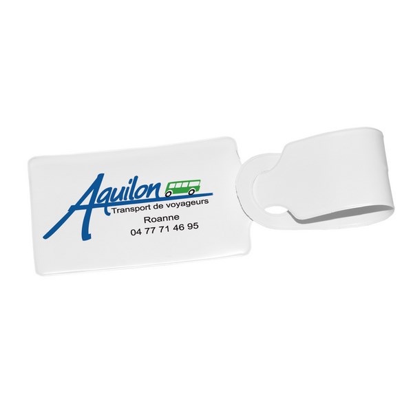 Etiquette bagage pvc standard (+Sérigraphie GO61)