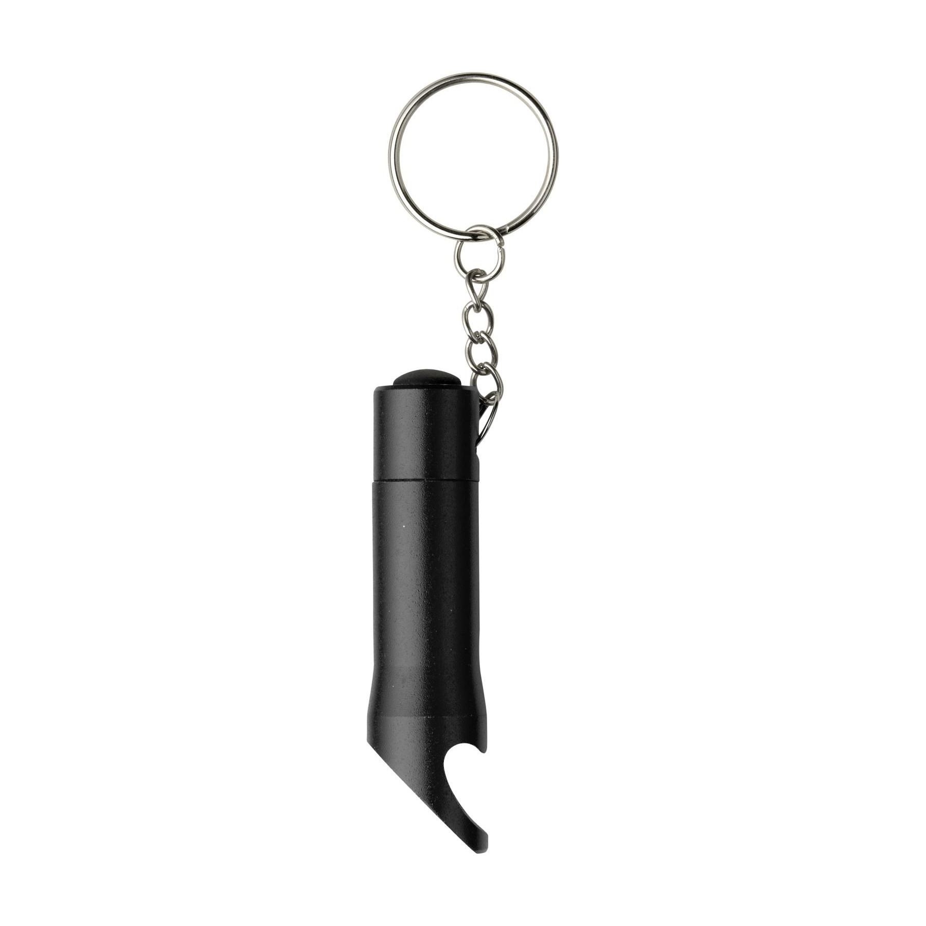 Porte-clés torche et décapsuleur Carla