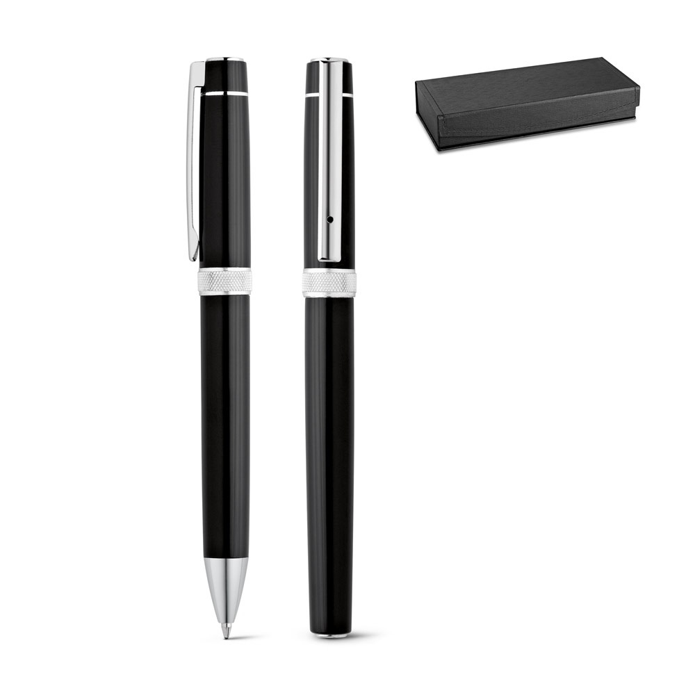 DOURO. Set de roller et stylo en métal avec clip