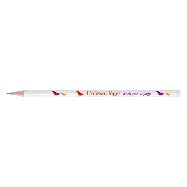 Crayon de papier vernis blanc (+Quadri numérique QV11)