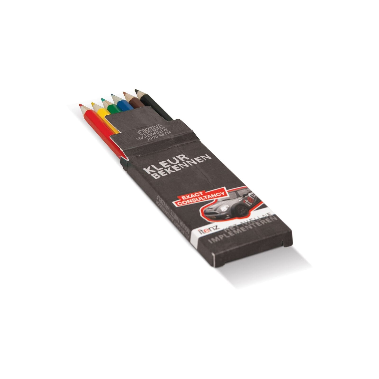 Boîte sur mesure avec crayons