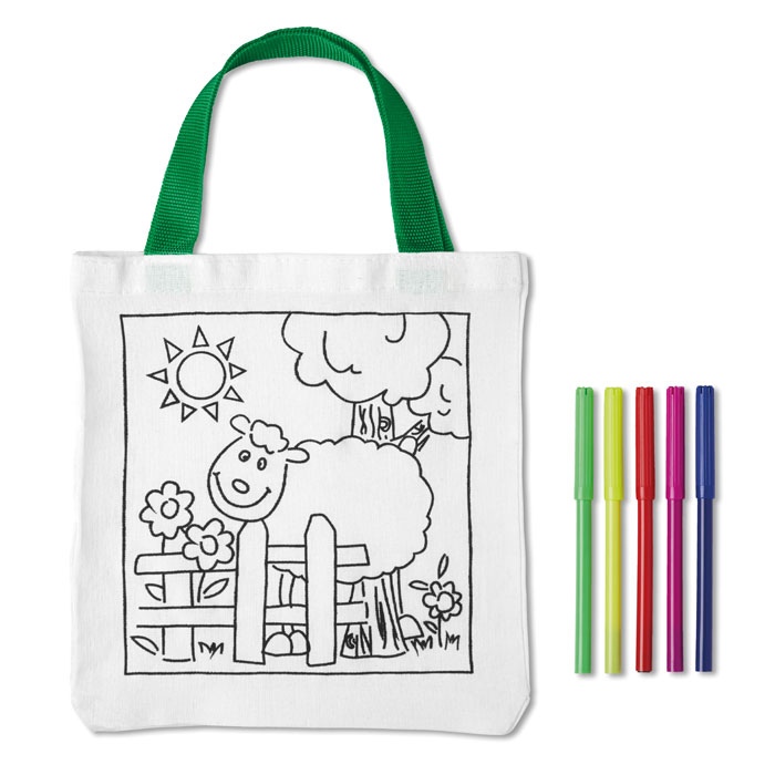 MATEUSZ - Sac coton à colorier