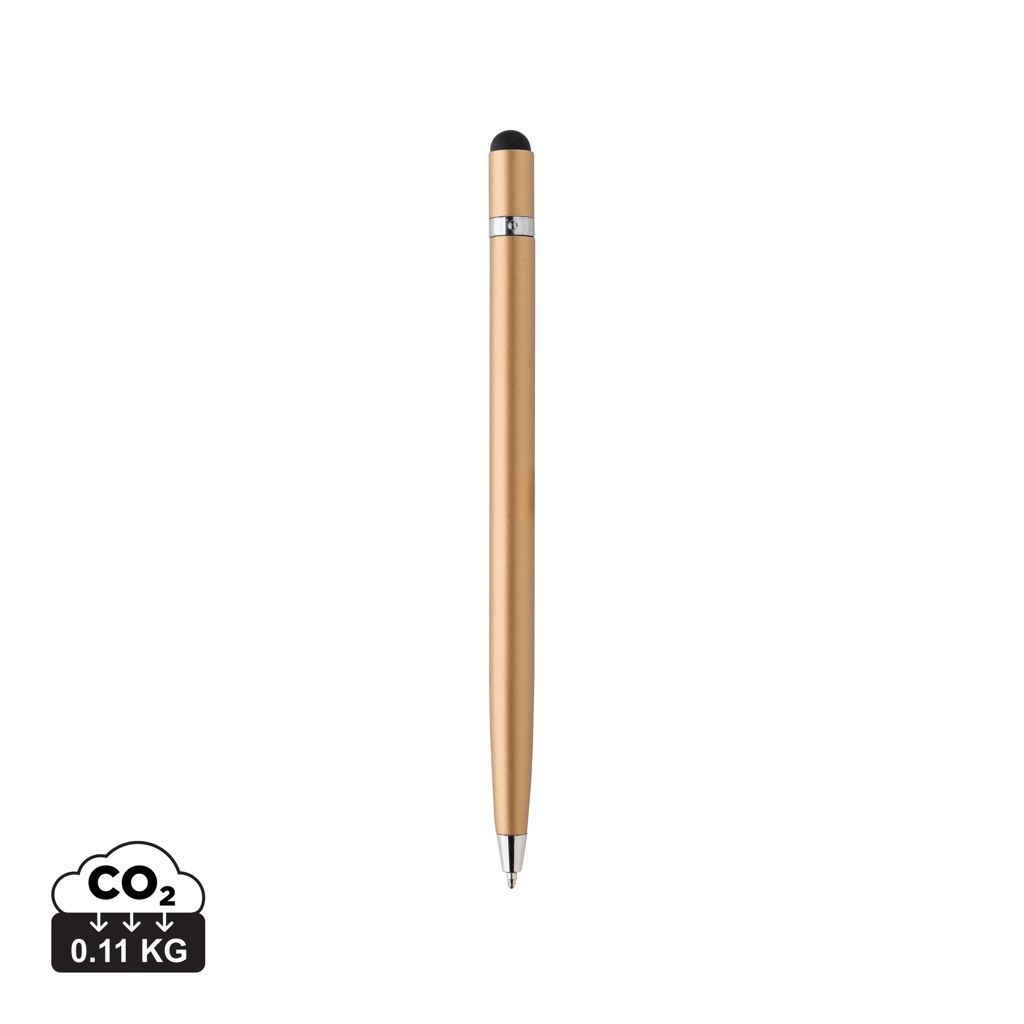 Stylo stylet en métal épuré