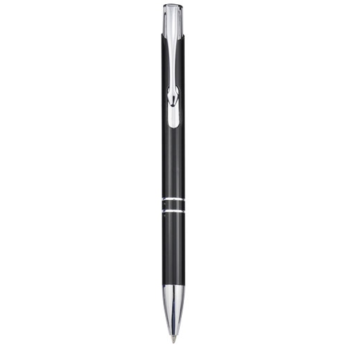 Stylo bille rétractable en aluminium Moneta (encre bleue)
